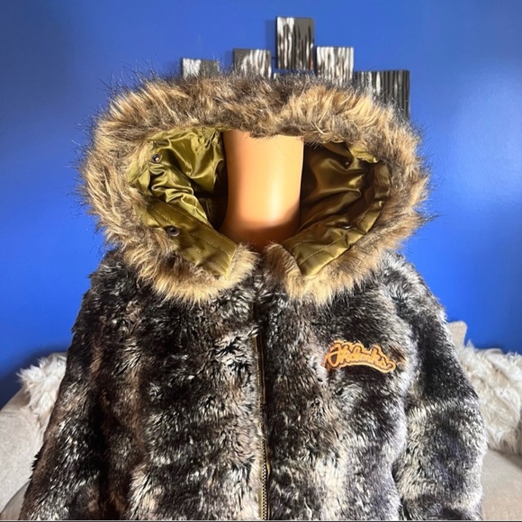 AKDMKS Akademiks Reversible Faux Fur Coat - Picture 2 of 14